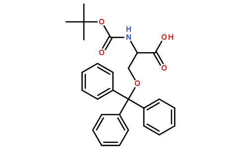 叔丁氧羰基-O-三苯甲基-L-丝氨酸