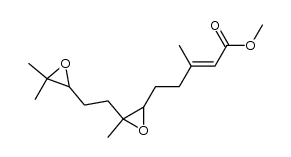 Methyl (2E)-6,7,10,11-diepoxy-3,7,11-trimethyldodec-2-enoate