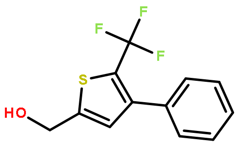 2-(羥基甲基)-4-苯基-5-(三氟甲基)噻吩