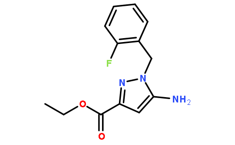 5-氨基-1-[(2-氟苯基)甲基]-1H-吡唑-3-羧酸乙酯