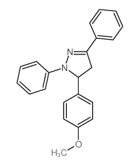 3-(4-methoxyphenyl)-2,5-diphenyl-3,4-dihydropyrazole