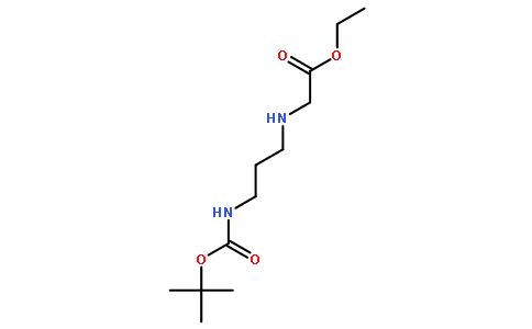 N-[3-(叔丁氧羰氨基)丙基]氨基乙酸乙酯