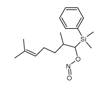 2,6-dimethyl-1-(dimethylphenylsilyl)hept-5-enyl nitrite