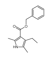 4-ethyl-2,5-dimethyl-pyrrole-3-carboxylic acid benzyl ester