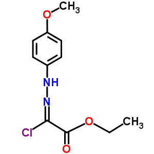 (4-甲氧基苯基)肼基]氯乙酸乙酯