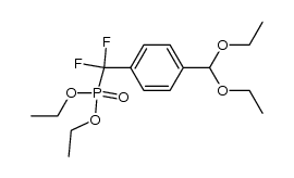 diethyl ((4-(diethoxymethyl)phenyl)difluoromethyl)phosphonate