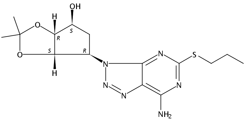 (3ar,4s,6r,6as)-6-(7-胺基-5-丙硫基-3h-1,2,3-三唑[4,5-d]嘧啶