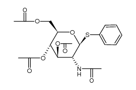 phenyl 2-acetamido-3,4,6-tri-O-acetyl-1,2-di-deoxy-1-thio-β-D-glucopyranoside