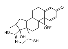 (11β,16α,17α)-9-Fluoro-11,17-dihydroxy-16-methyl-3-oxo-N-(2-sulfa nylethyl)androsta-1,4-diene-17-carboxamide