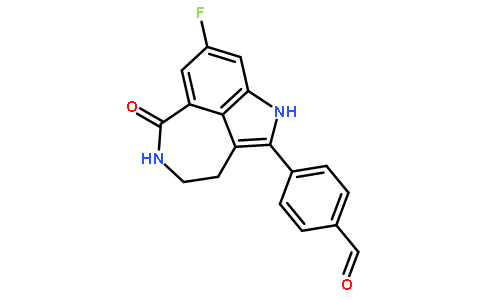 4-(8-氟-6-氧代-3,4,5,6-四氫-1H-氮雜并[5,4,3-cd]吲哚-2-基)苯甲醛