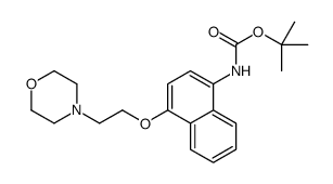 (4-(2-吗啉乙氧基)萘-1-基)氨基甲酸叔丁酯
