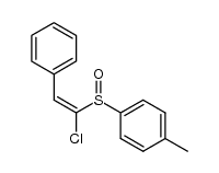 (E)-1-chloro-2-phenyl-1-(p-tolylsulfinyl)ethene