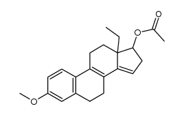 13β-Aethyl-3-methoxy-gonapentaen-(1.3.5(10).8.14)-ol-(17β)-acetat