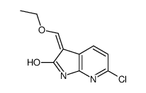 (3Z)-6-Chloro-3-(ethoxymethylene)-1,3-dihydro-2H-pyrrolo[2,3-b]py ridin-2-one