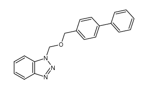 1-[([1,1'-biphenyl]-4-ylmethoxy)methyl]-1H-1,2,3-benzotriazole