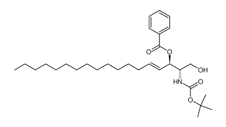 N-(tert-butoxycarbonyl)-3-O-benzoyl-D-erythro-sphingosine