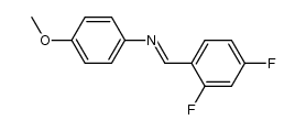 (2,4-difluorobenzylidene)(4-methoxyphenyl)amine