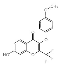 7-羟基-3-(4-甲氧基苯氧基)-2-(三氟甲基)-4H-色烯-4-酮