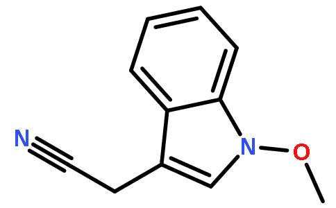 1-甲氧基-3-吲哚乙腈对照品(标准品) | 30536-48-2