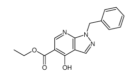 1-芐基-4-羥基-1H-吡唑并[3,4-b]吡啶-5-羧酸乙酯