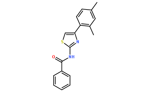 N-(4-(2,4-二甲基苯基)噻唑-2-基)苯甲酰胺