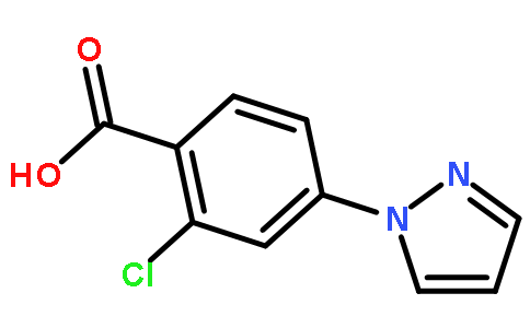 2-氯-4-(1H-吡唑-1-基)苯甲酸