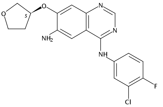 4-[(3-氯-4-氟苯基)氨基]-6-氨基-7-((S)-四氫呋喃-3-基氧基)-喹唑啉
