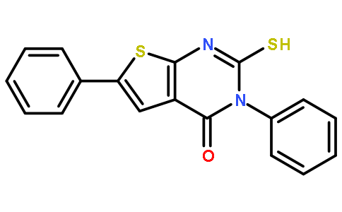 2-巯基-3,6-二苯基-3H-噻吩并[2,3-D]嘧啶-4-酮