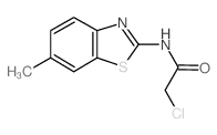 2-氯-N-(6-甲基苯并噻唑-2-基)-乙酰胺