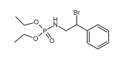 Diaethyl-N-(2-bromo-2-phenylaethyl)-phosphoroamidat