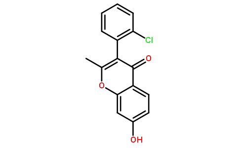 3-(2-氯-苯基)-7-羟基-2-甲基-苯并吡喃-4-酮