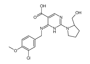 (S)-4-(3-氯-4-甲氧基苯氨基)-5-羧基-2-(2-羥甲基-1-吡咯基)嘧啶