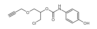 (4-hydroxy-phenyl)-carbamic acid 1-chloromethyl-2-prop-2-ynyloxy-ethyl ester