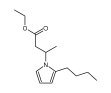 ethyl 3-(2-butyl-1H-pyrrol-1-yl)butanoate