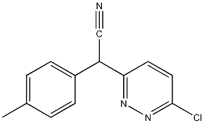 2-(6-Chloropyridazin-3-yl)-2-p-tolylacetonitrile
