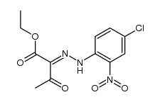 2-(4-chloro-2-nitro-phenylhydrazono)-3-oxo-butyric acid ethyl ester