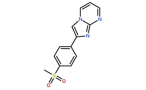 2-(4-甲基磺酰基苯基)咪唑并[1,2-a]嘧啶