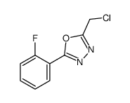 2-(chloromethyl)-5-(2-fluorophenyl)-1,3,4-oxadiazole