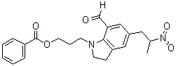 1-[3-(benzoyloxy)propyl]-2,3-dihydro-5-(2-nitropropyl)-1H-Indole-7- carboxaldehyde