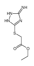 ethyl 2-[(5-amino-1H-1,2,4-triazol-3-yl)sulfanyl]acetate
