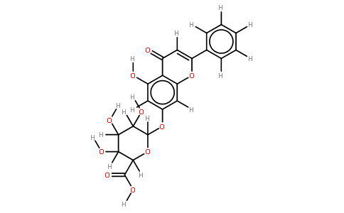 白楊素-7-O-葡萄糖醛酸苷