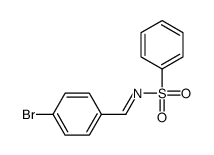 N-[(4-bromophenyl)methylidene]benzenesulfonamide