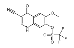 3-Cyano-6-methoxy-4-oxo-1,4-dihydro-7-quinolinyl trifluoromethane sulfonate