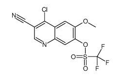 4-Chloro-3-cyano-6-methoxy-7-quinolinyl trifluoromethanesulfonate