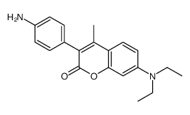 3-(4-氨基苯基)-7-(二乙基氨基)-4-甲基-2H-1-苯并吡喃-2-酮