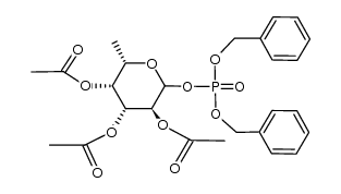 dibenzylphosphoryl 2,3,4-tri-O-acetyl-L-fucoside