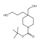 1,1-dimethylethyl 4-(hydroxymethyl)-4-(3-hydroxypropyl)-1-piperidinecarboxylate