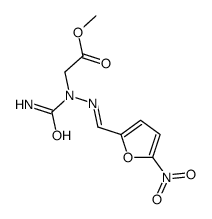 methyl 2-[carbamoyl-[(E)-(5-nitrofuran-2-yl)methylideneamino]amino]acetate