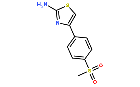 2-氨基-4-[(4-甲砜基)苯基]噻唑