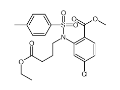 Methyl 4-chloro-2-{(4-ethoxy-4-oxobutyl)[(4-methylphenyl)sulfonyl ]amino}benzoate